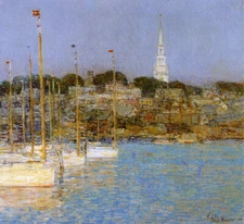 Childe Hassam Cat Boats Newport 1901 17"x 22" Archival Art Print