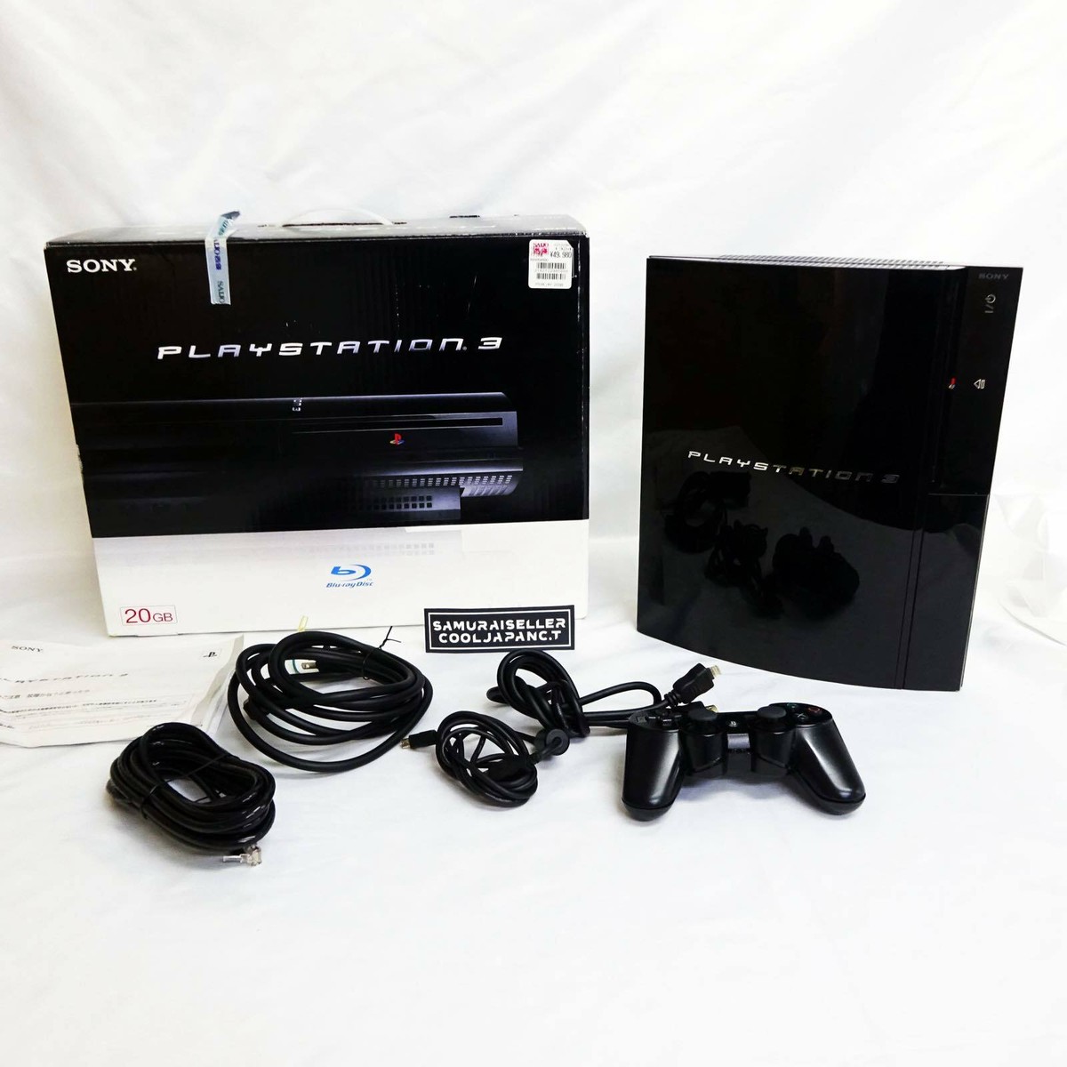 SONY PS 3 PS3 PlayStation 3 CECHB00 Game Console 20GB Black 