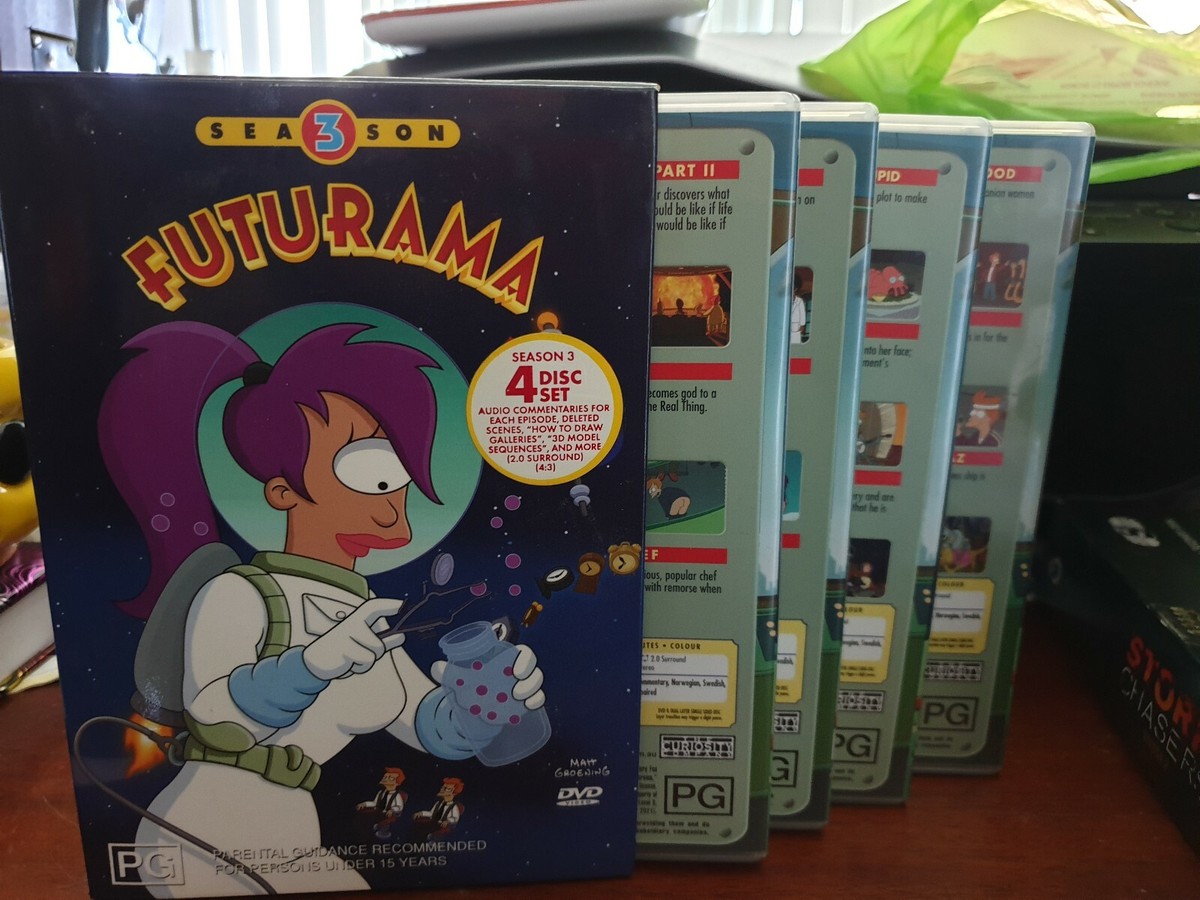 Futurama 🕹️ Season 3 Box Set (4 dvds) DVD 🕹️ FREE POST | eBay UK