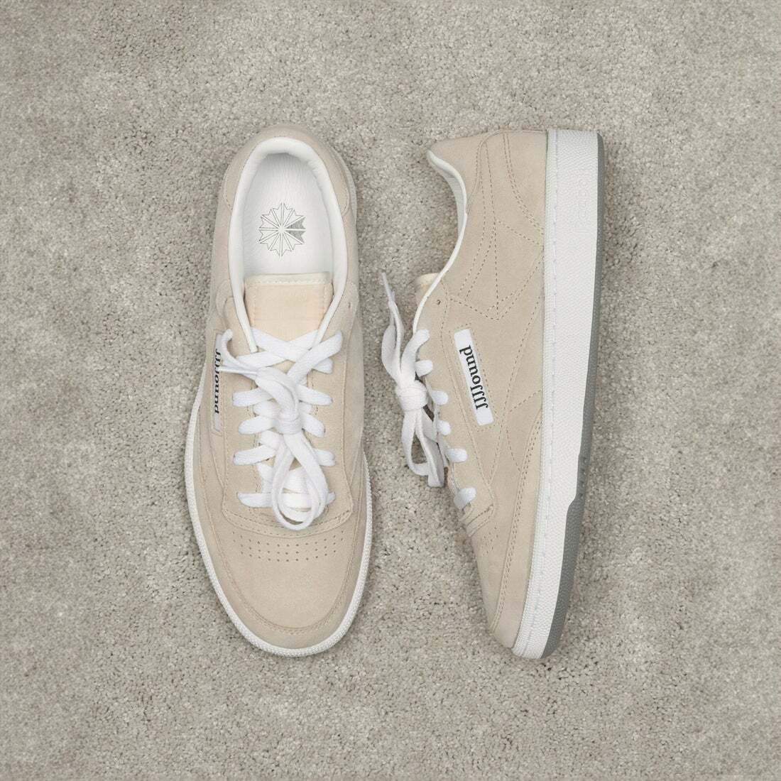 Reebok Jjjjound Club C 85 Cork White Space Grey 100073319 Sneaker 