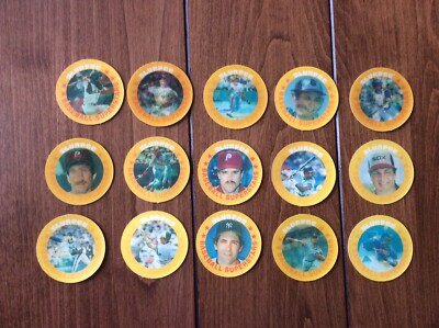 1986 7-11 Slurpee Triple Stars Series - 15 Coins - fresh from cup
