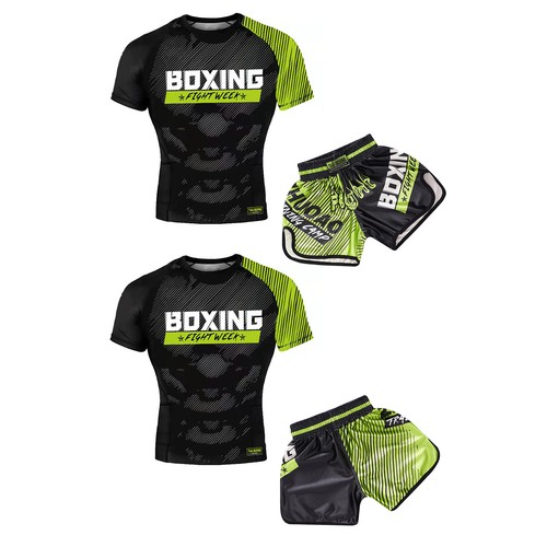 Kids Boys Top With Swearpants Grappling Boxing Outfit Activity Sports Clothing - Picture 3 of 36