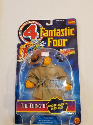 THE THING II (UNDERCOVER DISGUISE) - FANTASTIC FOUR MARVEL - TOY BIZ 1995 - NIP