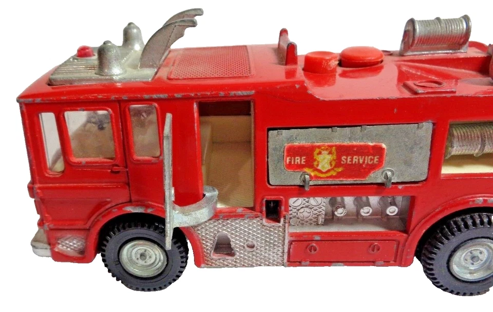 Vintage Dinky Die Cast Toy Merryweather Marquis Fire Tender # 285 - Image 4 of 4