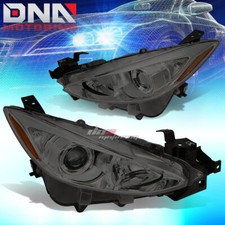 PARA 14-16 MAZDA 3 CARCASA AHUMADA ÁMBAR LADO PROYECTOR FARO OE REPUESTO
