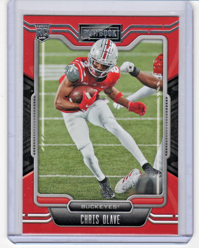 CHRIS OLAVE 2022 Panini Chronicles Draft Picks PLAYBOOK #10 NEW ORLEANS SAINTS