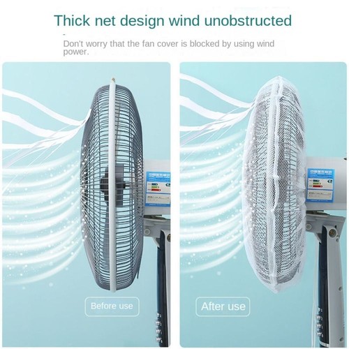 Kids Finger Guards Electric Fan Cover 16/18 Inch Universal Safety Mesh Net - Afbeelding 7 van 10