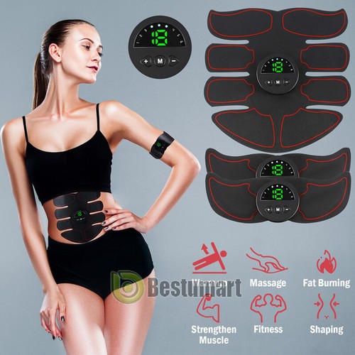Unisex Arme, Bein Elektrisch EMS Muskelkräftigung & Fettverbrennung Stimulator Gürtel - Bild 24 von 57