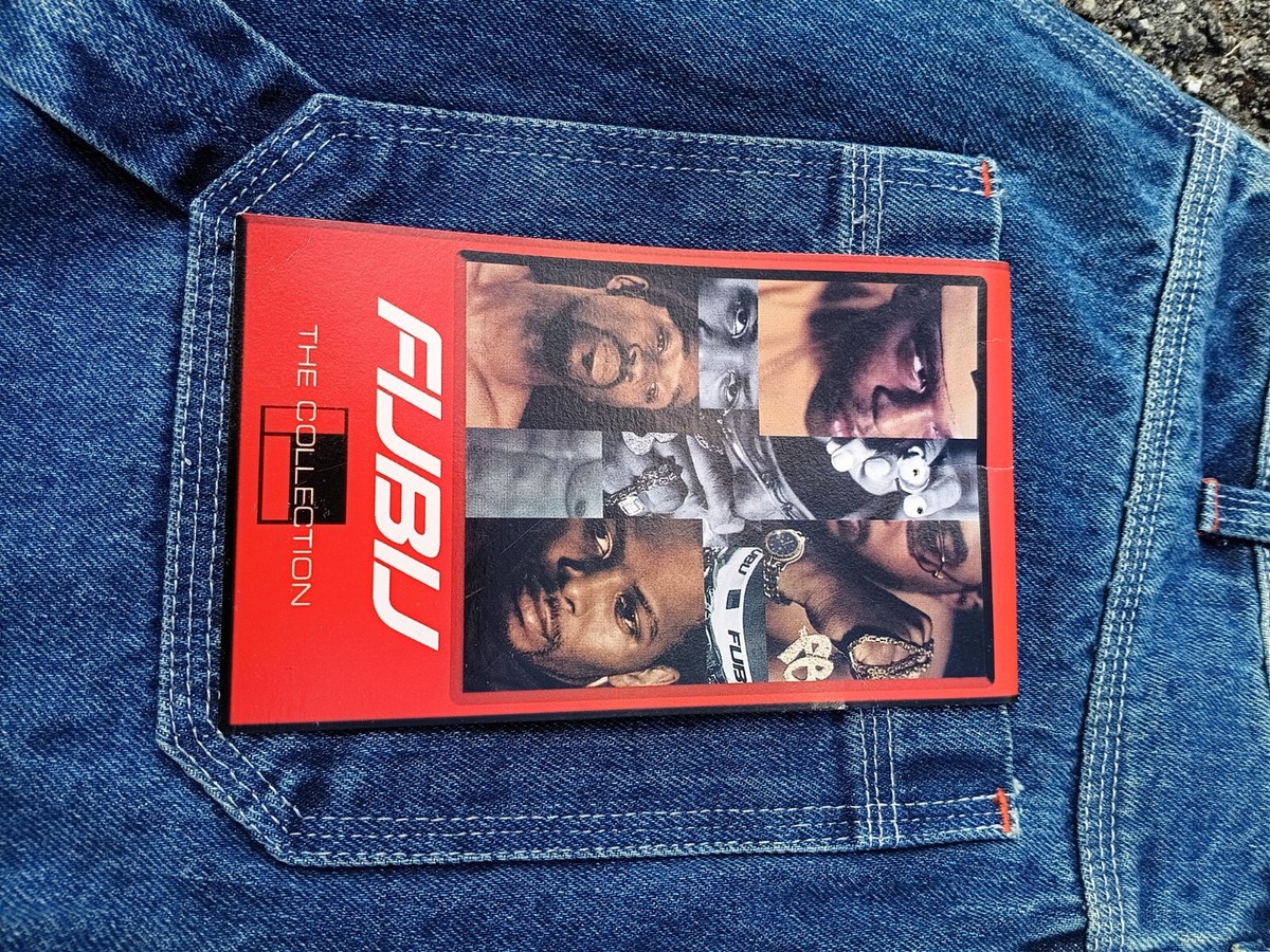Vintage 90s Y2K FUBU Shorts Sz 18 Raw Carpenter Baggy Shiny