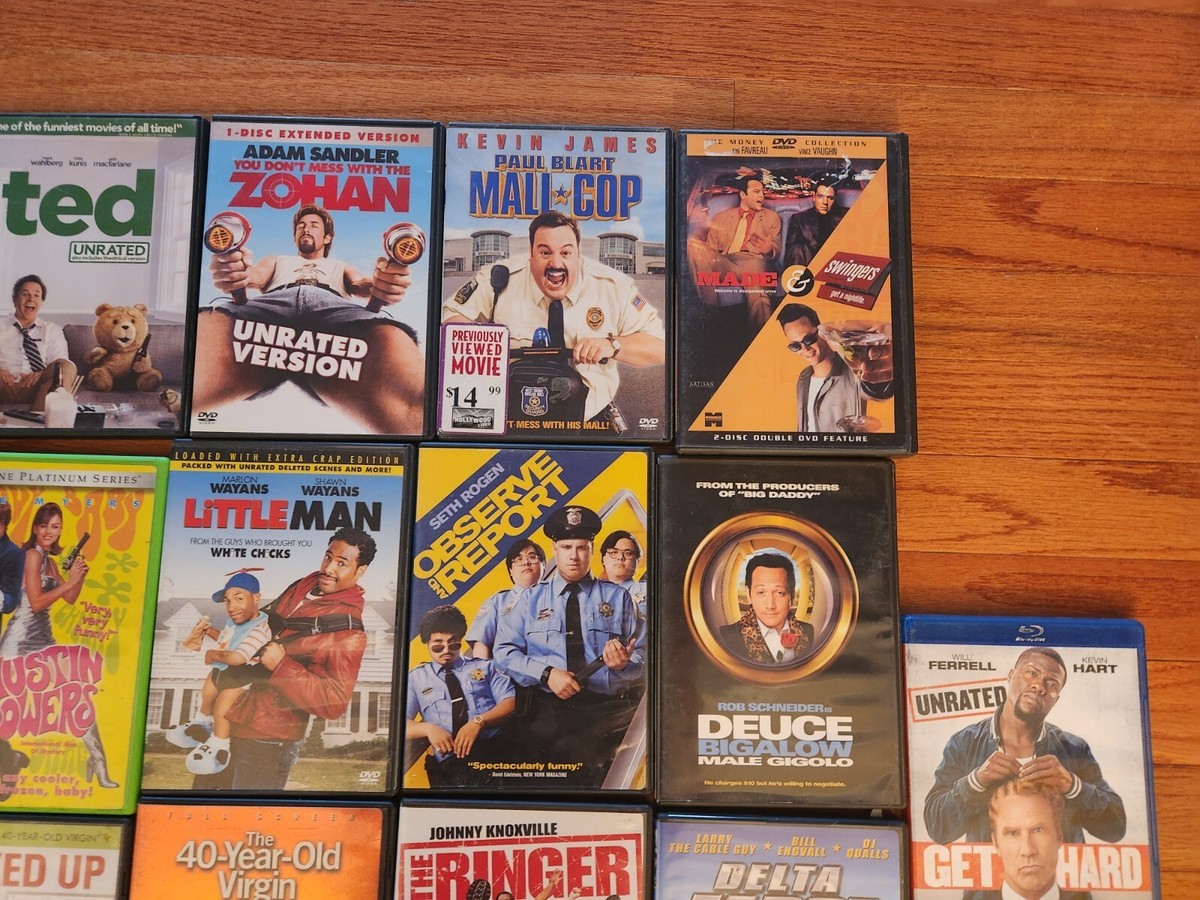 Lot Of 16 Comedy DVD movies ZOHAN Road Trip Austin Bigalow TED