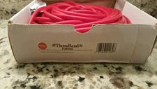 RED Tube Theraband by the foot resistance Physical Occupational Therapy Tubing 