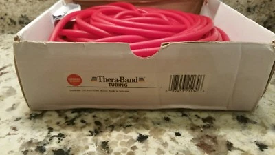 RED Tube Theraband by the foot resistance Physical Occupational Therapy Tubing