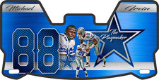 Cowboys FORMER Players mini Football VISOR. Many Designs w clips