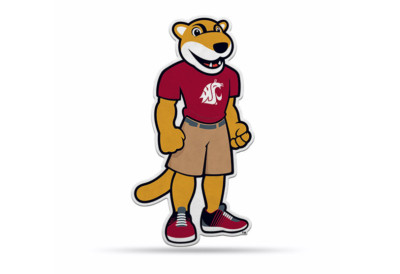 NEW! WASHINGTON STATE COUGARS PREMIUM MASCOT PENNANT BUTCH SHAPE CUT