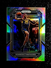 2022-23 Panini Prizm Bennedict Mathurin Silver Prizms Holo RC CENTERED #254
