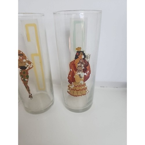 Vintage 1950s-60s Peek-a-boo Novelty Beer Glasses - Picture 5 of 10