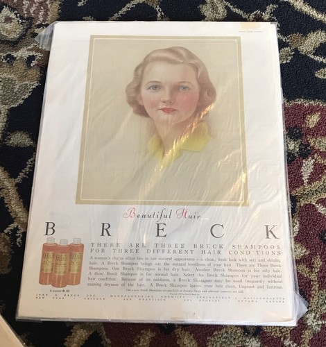 Breck Shampoo Magazine Print Ads 10” X 13” 1957 (4) - Picture 4 of 5