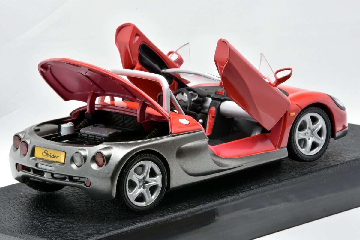 RENAULT SPORT SPIDER SILBER 1:18 TOP ANSON MODELL (Neu (gemäss