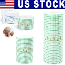 2/4/6 Inch Transparent Film Dressing Roll Wound Adhesive Tape Bandage Waterproof