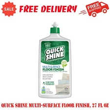 Quick Shine Multi-Surface Floor Finish, Easy To Use, Cleaner & Polish, 27 fl oz