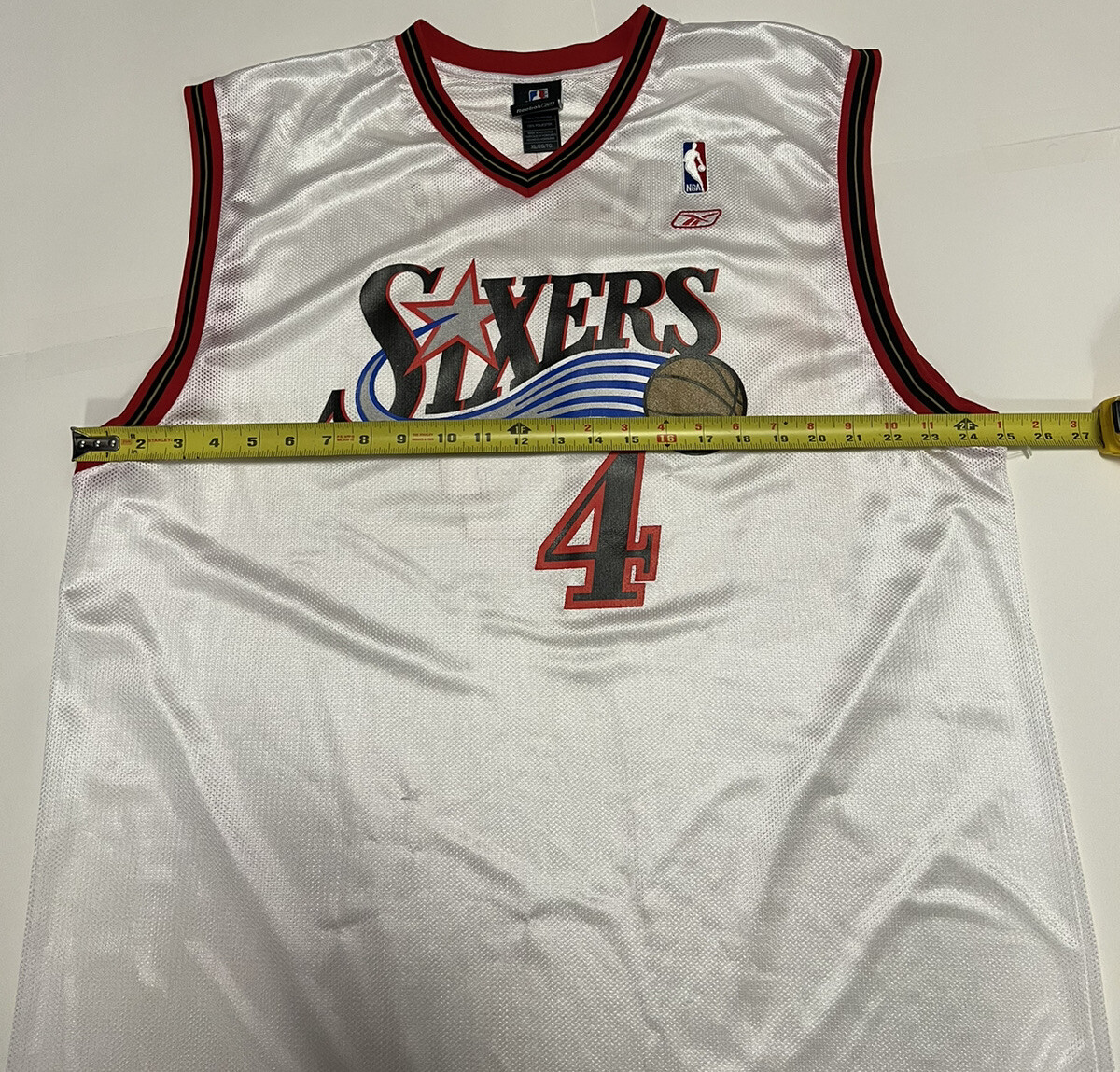 Vintage Chris Webber Philadelphia 76ers Sixers Jersey NBA