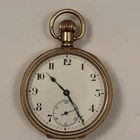 Antique 10ct Gold Filled Swiss made mechanism  Pocket Watch Working