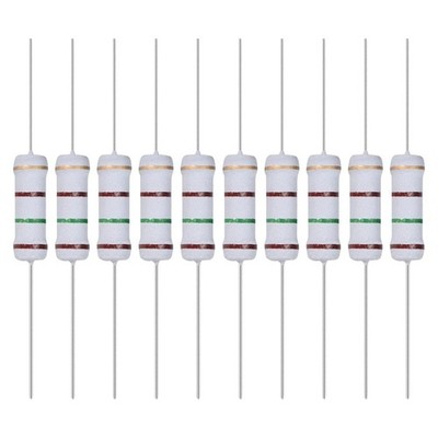 30pcs Metal Oxide Film Resistors Axis Conduction Resistor Holding Normal...
