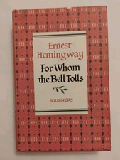 Ernest Hemmingway For Whom The Bell Tolls 1957 Scribner Monogram Hcdj J. Troyer