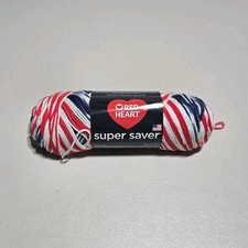 Red Heart Super Saver Yarn Americana 5 oz 4 Medium Weight