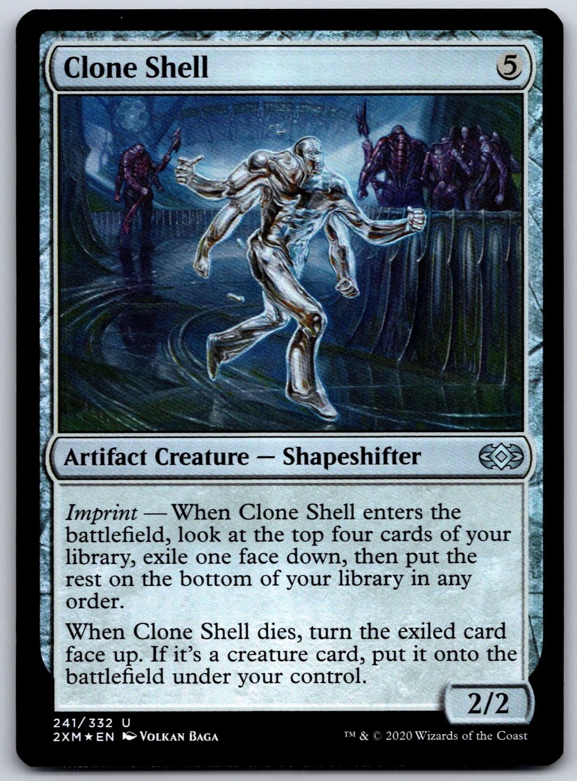 Clone Shell 241 FOIL UC Double Masters Magic: The Gathering NM