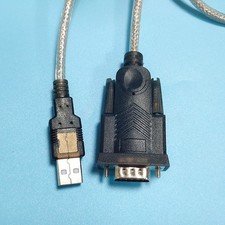 1.5M USB 2.0 to Serial 9-pin DB-9 RS-232 Adapter Cable FTDI Win/Mac/Linux
