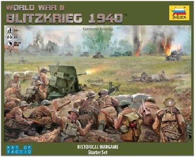 Zvezda Models Blitzkrieg 1940 Historical Wargame Starter Set