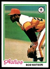 Bob Watson 1978 Topps #330 Houston Astros MLB READ FREE SHIPPING AutographDen