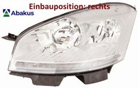 Abakus 552-1125RMLDEMC Hauptscheinwerfer Rechts Scheinwerfer FüR Citroen