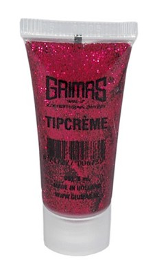 Grimas Tipcreme 051 Rot Glitzer Gel rot 8 ml Tip Creme Glittergel Glimmer