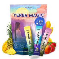 Yerba Magic Instant Yerba Mate Powder Packets – Clean Energy & Focus Drink Mix f