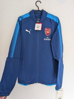 neu Puma Track Jacket Arsenal London Stadium Jacket Trainingsjacke Blau Gr. M