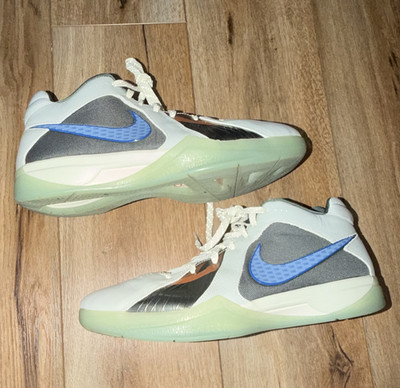 Nike KD 3 Men s Low Top Lace-Up Basketball Sneakers White Gray Blue Green