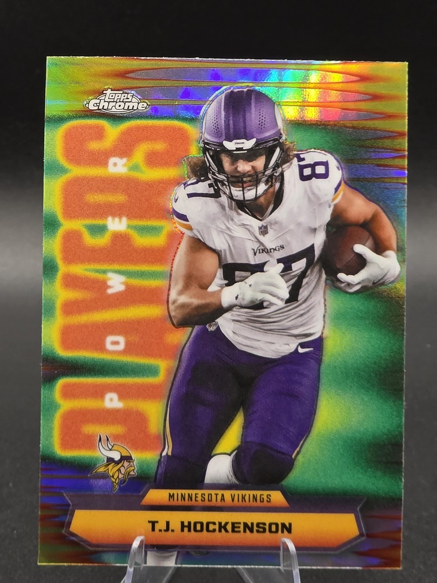 2025 Topps Chrome #PP-36 T.J. Hockenson Power Players Refractor | eBay