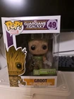 Funko Pop! Vinyl: Marvel Groot Glow In Dark #49 Loot Crate Edition w/ protector
