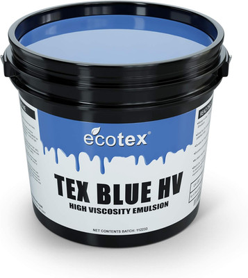 Ecotex  Tex Blue HV Emulsion - 32 Oz. for Screen Printing & Textiles