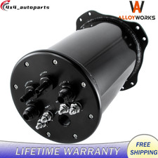 Aluminum Fuel Surge Tank Fit Single Or 2.6l Dual 39-40mm Pumps 8an Ports 2.8l Aluminum Fuel Surge Tank Fit Single Or 2.6l Dual 39-40mm Pumps 8an Ports 2.8l