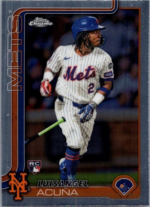 2025 Topps Chrome - Luisangel Acuna #56 (RC)