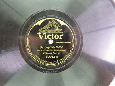 Criterion Quartet - VICTOR 19042 - De Coppah Moon & Honey, I Wants Yer Now