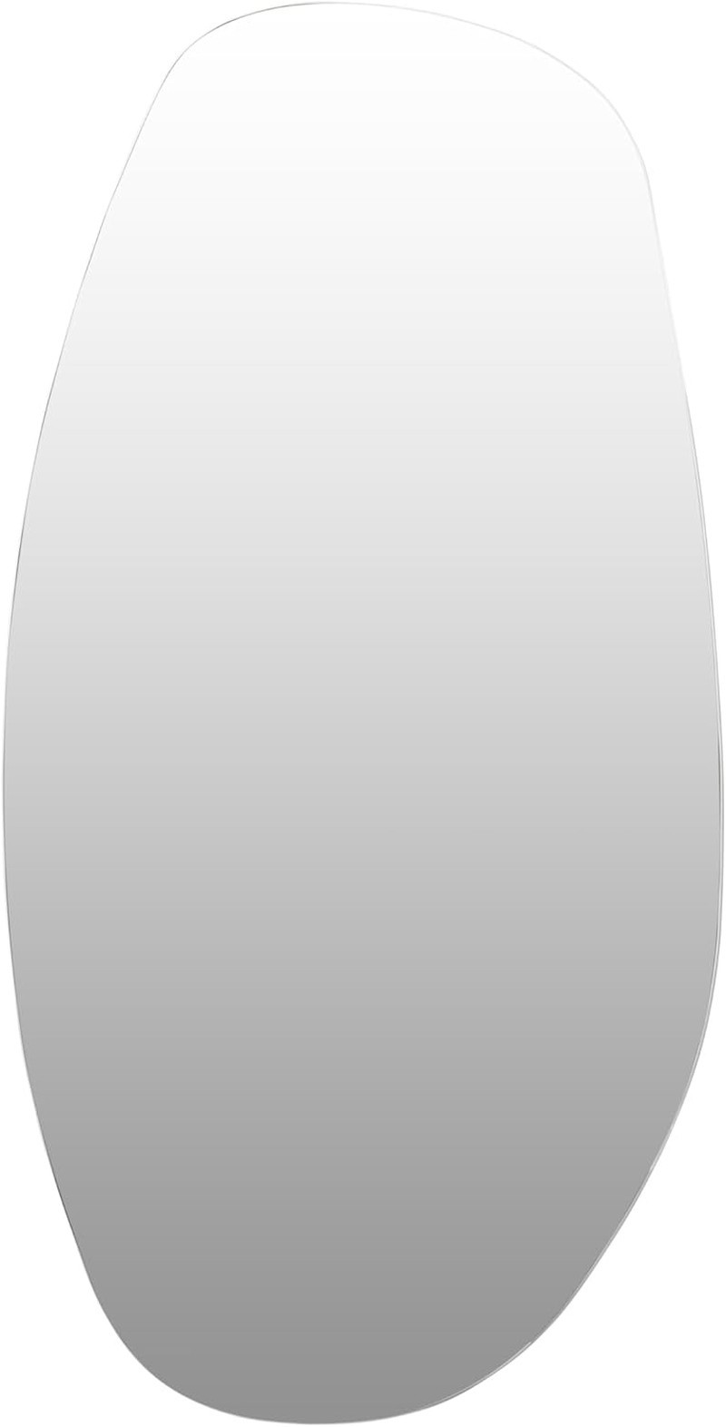 specchio Elegante Da Parete Asimmetrico | Decorativo Ovale 95 X 55 Cm | Design A