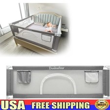 Adjustable Toddler Bed Rail Guard Safety Bedside Protection Twin Full Queen King