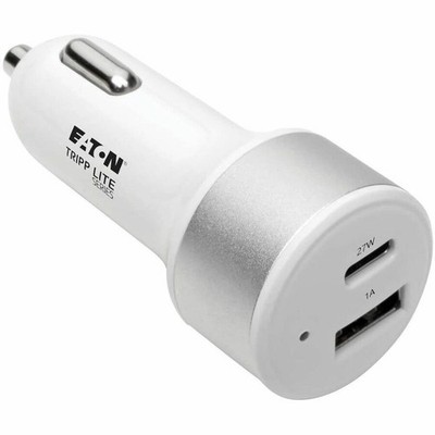 Tripp Lite USB Car Charger Dual-Port Quick Charge USB Type C & USB Type A