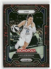 2024 Panini Prizm Monopoly WNBA #61 Kayla McBride Millionaire Club ☘️125