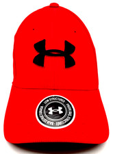 Under Armour UA Blitzing 3.0 Cap Red Mens Size M/L 1305036