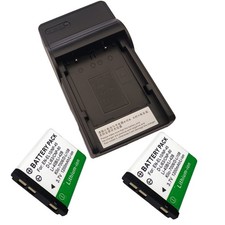 2 Battery Charger for Olympus Li-40B Stylus 790 SW 770 850 720 710 830 760 740